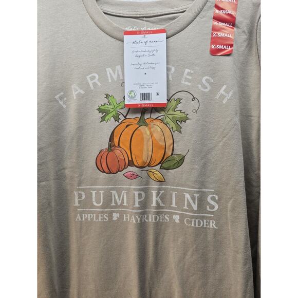 State of Mine Women's Soft Comfortable Harvest Long Sleeve Tee Size XS - Picture 2 of 9